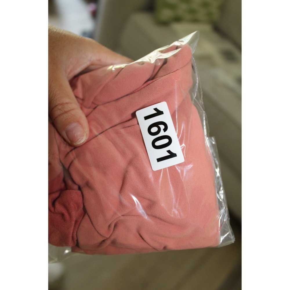 Lululemon High Neck Cross Back Cropped Tank Top Coral Pink Orange Size 2-4 - Picture 5 of 5